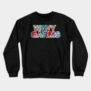 Wavy garms design Crewneck Sweatshirt